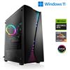 CSL-Computer PC Gaming M13030H / AMD Ryzen 5 5500, 6x 3600 MHz / NVIDIA RTX3050 / 32 GB DDR4 RAM / M.2 SSD 1000 GB - Windows 11 Home