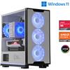CSL-Computer PC Gaming M12580H / AMD Ryzen 5 8400F, 6x 4200 MHz / AMD RX9070 / 32 GB DDR5 RAM / M.2 SSD 1000 GB - Windows 11 Home