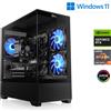 CSL-Computer PC Gaming M12980H / AMD Ryzen 7 5700X, 8x 3400 MHz / NVIDIA RTX5060 / 32 GB DDR4 RAM / M.2 SSD 1000 GB - Windows 11 Home