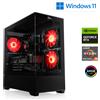 CSL-Computer PC Gaming M13010H / AMD Ryzen 5 5500, 6x 3600 MHz / NVIDIA RTX3050 / 32 GB DDR4 RAM / M.2 SSD 1000 GB - Windows 11 Home