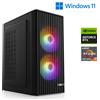 CSL-Computer PC Gaming M12990H / AMD Ryzen 7 5700X, 8x 3400 MHz / NVIDIA RTX5060 / 32 GB DDR4 RAM / M.2 SSD 1000 GB - Windows 11 Home