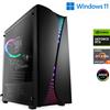 CSL-Computer PC Gaming M13000H / AMD Ryzen 7 5700X, 8x 3400 MHz / NVIDIA RTX5060 / 32 GB DDR4 RAM / M.2 SSD 1000 GB - Windows 11 Home