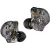 OEM Auricolari intraurale, bassi potenti, design confortevole con gancio auricolare, colore nero, senza microfono