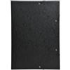 Exacompta Cartelline 3 lembi (600 gr) con elastico in cartoncino nere Exacompta Nature Future - 32x44 cm