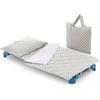 Italbaby Set asilo trapuntato per brandina pois tortora - italbaby