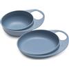 Nuvita Set piattino e ciotola per svezzamento Easy Eating - 8461 / Powder blue - Nuvita