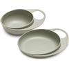 Nuvita Set piattino e ciotola per svezzamento Easy Eating - 8461 / Sage green - Nuvita