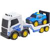 BABY SMILE Mega camion polizia/vigili del fuoco con veicolo aggiuntivo - assortito - motor&co