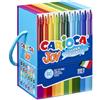 Carioca scatola rigida pennarelli punta fine joy - 60 pezzi