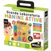 HEADU Laboratorio manine attive montessori - 24 forme tattili animali