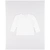 Prénatal Maglia maniche lunghe bianca bimba ricamo cuore