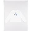 Prénatal T-shirt manica lunga bambia panna con scritta "love yourself"