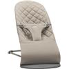 Baby Bjorn Sdraietta bliss tessuto trapunto classico grigio sabbia - babybjorn