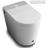 Nashi - (Ovian SE) | WC giapponese | WC con bidet | acqua con getto, tazza riscaldabile e asciugatura | apertura automatica | autopulente e stirzzatore UV (Scarico a terra)