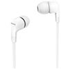 Philips E1105WT HiFi In Ear auricolare Controllo del volume Bianco