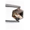 Surat*Diamond*City Misto Grigio Nero Diamante Naturale Esagonale Taglio Ottagonale 0.25 Carat