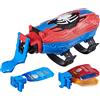 HASBRO - Spiderman Marvel Real Webs Ultimate Web Blaster 2 in 1 Lancia Ragnatele e Acqua 5+ Anni