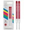 Parker Quinkflow ricarica per penna a sfera | punta media | rosso | 2 pezzi