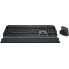 Logitech MX Keys S Combo - Tastiera e Mouse Wireless con Palm Rest, illuminazion