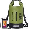 Arteesol Borsa Impermeabile 5L/10L/20L/30L Dry Bag Con Doppia Tracolla per Il Nu