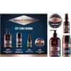 Gillette King C. Gillette Kit Cura Barba per Uomo, Profumata Ogni Giorno, 4 Prodotti | Detergente 3in1 Barba e Viso 350ml, Balsamo 100ml, Siero Volumizzante 50ml e Crema Idratante 100ml