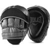Everlast Pao Focus Everlast Powerlock R (nero), coppia colpitori boxe con copridita in schiuma, forma curva, sfera di presa, cinturino regolabile - Per guantoni MMA e Kick Boxing - Everlast Originale