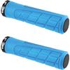cyclingcolors Manopole bici lock-on 135 mm diametro 22 mm morbide unisex per manubrio MTB trekking strada scooter bici, blu