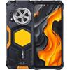 CUBOT KingKong Power 5 - Smartphone 6,88 HD+ 120Hz, 6GB RAM (6GB+10GB Est.), 128GB ROM, Fotocamera 64MP, Batteria 15300mAh, Android 15, G100, Nero