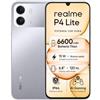 realme P4 Lite Smartphone, 4+64 GB, Batteria Titan 6600mAh, Display 6.8 120Hz, Fino a 12GB RAM Dinamica, Protezione ArmorShell,Lunga autonomia Ricarica rapida Telefono, Grey