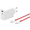 Oneplus 5461100631 Caricabatterie Per Dispositivi Mobili Universale Bianco Ac Ricarica Rapida Interno (120w Dual Ports Supervooc - Adapter+ Cable Typ