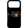 Drum Kit Heartbeat Vintage T-Shirts Custodia per iPhone 17 Pro Max Batteria Battito cardiaco Vintage ECG Cardiogramma Retro