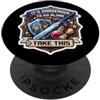 It's Dangerous to Go Alone Take This Pro È pericoloso andare da soli Prendi questo giocatore di videogiochi PopSockets PopGrip Adesivo