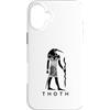 Thoth Costume Ibis Scribe Deity / Comi-c Custodia per iPhone 16 Plus Thoth/pigro costume di Halloween/Dio egiziano Cosplay
