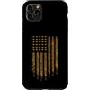 Patriotic Bee Keeper Custodia per iPhone 11 Pro Max American Bee Flag Honeycomb Apicoltore Patriottico