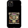 Sloth Productivity Stillness Humor Custodia per iPhone 11 Pro Max Resto Maestro Bradipo Produttivo Stillness Umorismo