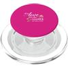 Inspirational Saint Therese of Lisieux È solo l'amore che conta Santa Teresa di Lisieux Carmelo PopSockets PopGrip per MagSafe