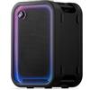 Sony ULT TOWER 5 Wireless Bluetooth Portable Party Speaker | 300 W, ULT POWER SOUND, bassi profondi, luci per feste, connettività DJ XLR, Auracast, batteria 20 ore, Black