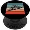 Classic Pizza Apparel for Food Lovers Vintage Pizza Slice Retro Foodie Grafica Uomini PopSockets PopGrip Adesivo