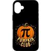 Halloween Gift For Trick Or Treating Sch Custodia per iPhone 16 Plus Pi Pumpkin Club Divertente Matematica Felice Halloween