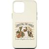 Cute Ghost Halloween Custodia per iPhone 12 mini Divertente fantasma lettura autunno libro amante Halloween