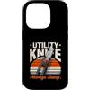 Utility Knife Tool Safety Cutter Custodia per iPhone 14 Pro Always Sharp - Taglierino di sicurezza