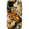 Wild Style Collection Custodia per iPhone 11 Cinturini in ambra ispirati alla tigre, design audace e alla moda