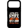 Utility Knife Tool Safety Cutter Custodia per iPhone 17 Pro Max Always Sharp - Taglierino di sicurezza