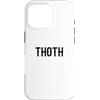 Thoth Costume Ibis Scribe Deity / Comi-c Custodia per iPhone 16 Pro Thoth/pigro costume di Halloween/Dio egiziano Cosplay