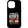 Utility Knife Tool Safety Cutter Custodia per iPhone 14 Pro Max Always Sharp - Taglierino di sicurezza