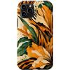 Wild Style Collection Custodia per iPhone 11 Pro Tiger Inspired Amber Brush Bands Fashion Animal Estetica