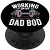 Funny Gym Weightlifting Training Boxing Divertente palestra sollevamento pesi allenamento uomini papà papà scherzo PopSockets PopGrip Adesivo