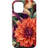 Editorial Bloom Collection Custodia per iPhone 12/12 Pro Velluto Dalia Floreale Botanica Estetica