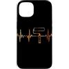 Paint Roller Heartbeat Vintage T-Shirts Custodia per iPhone 13 Rullo per pittura con battito cardiaco vintage ECG Cardiogramma Retro