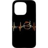 Cooking Pot Heartbeat Vintage T-Shirts Custodia per iPhone 15 Pro Pentola di cottura Battito cardiaco Vintage ECG Cardiogramma Retro